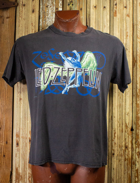 Vintage Led Zeppelin Concert T Shirt 1995 Black Large